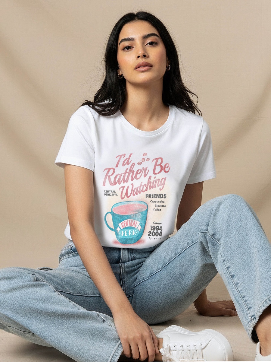 Cotton T-Shirt with Graphic Print
