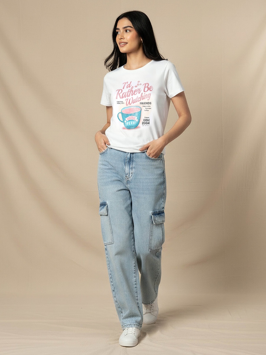 Cotton T-Shirt with Graphic Print