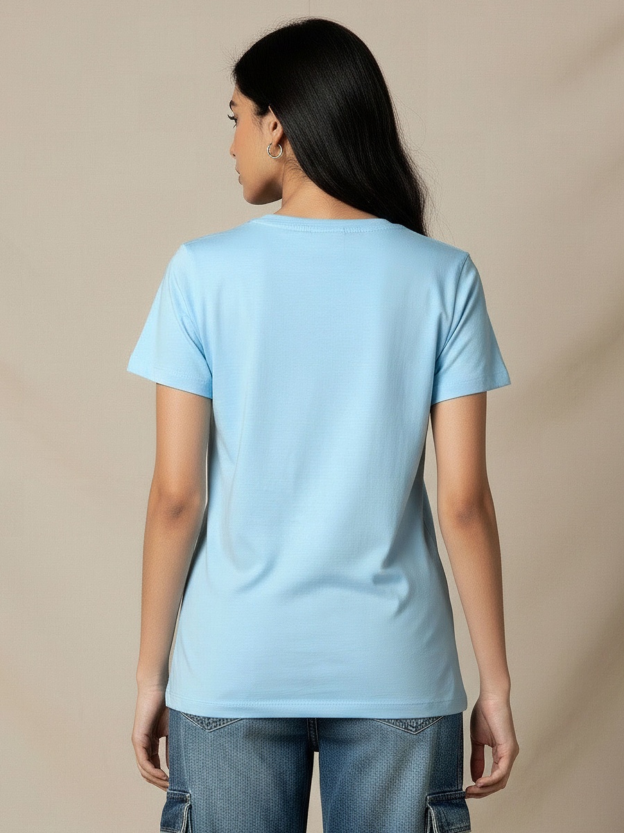 Cotton T-Shirt with Tom and Jerry Print