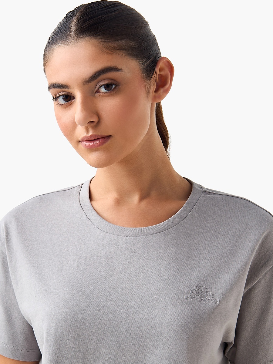 Women Logo Embroidered T-Shirt