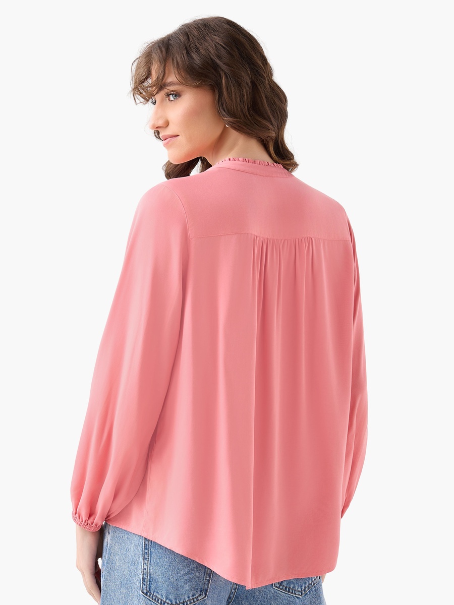 توب فيسكوز بياقة صينية