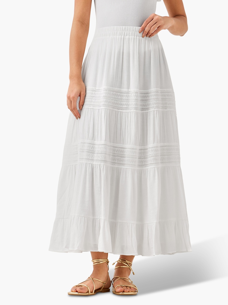 Maxi Skirt with Tiered Design