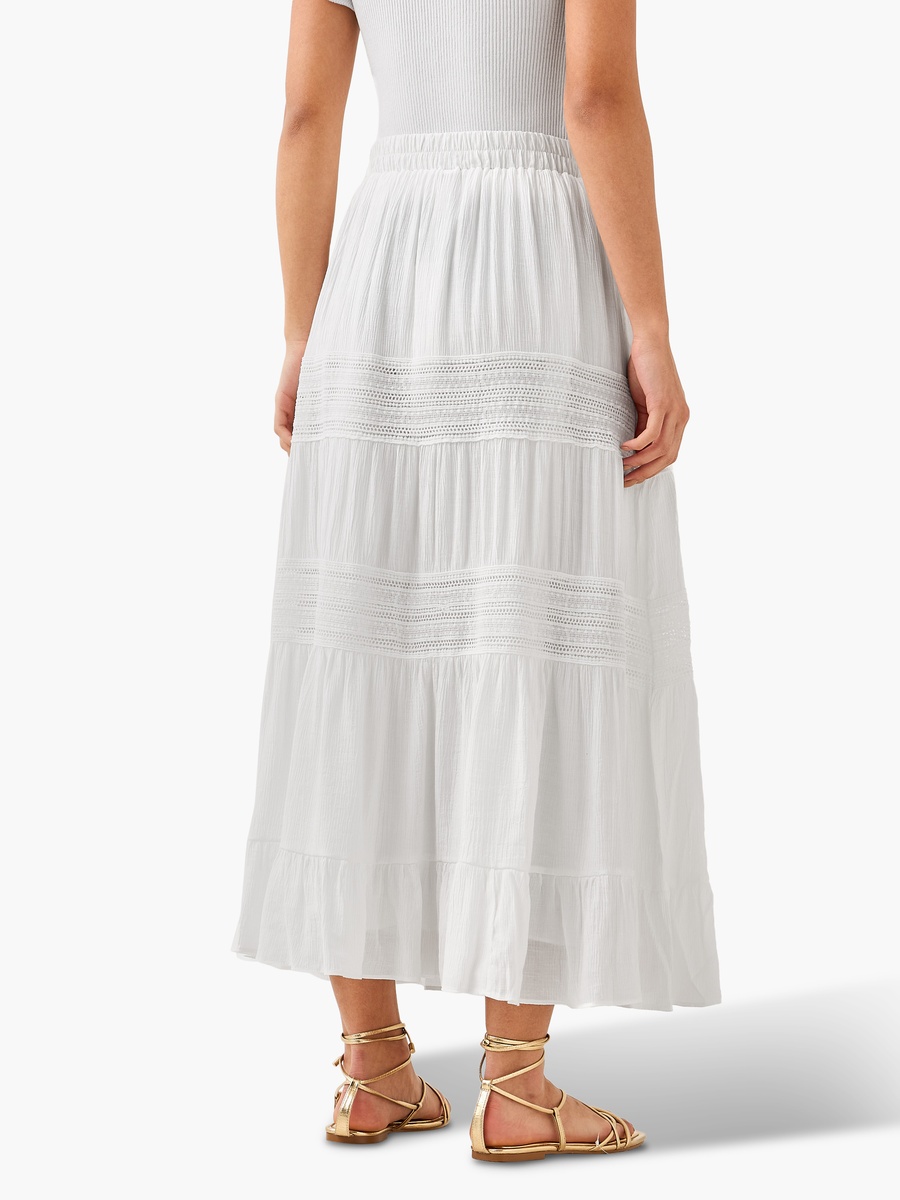 Maxi Skirt with Tiered Design