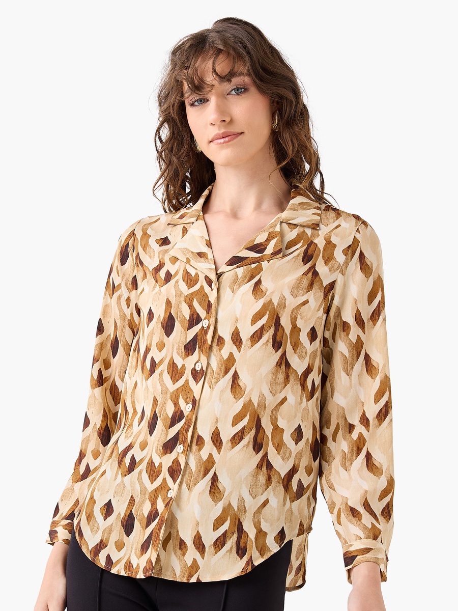 Shirt with Notch Collar