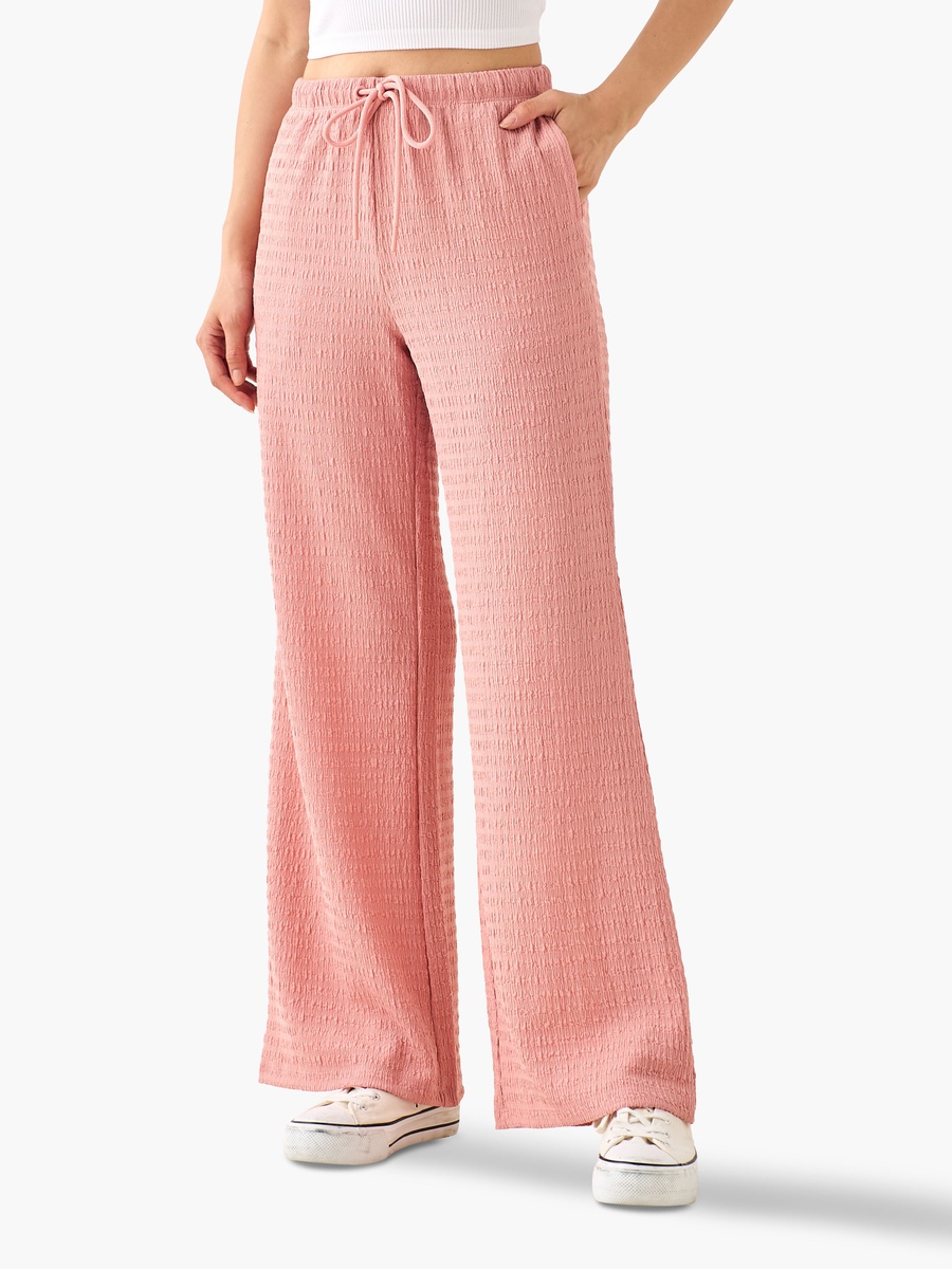 Mid-Rise Wide Leg Pants