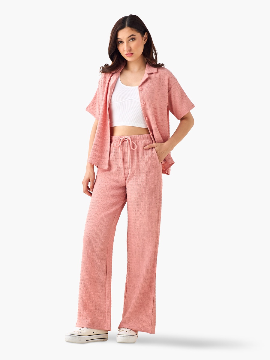 Mid-Rise Wide Leg Pants