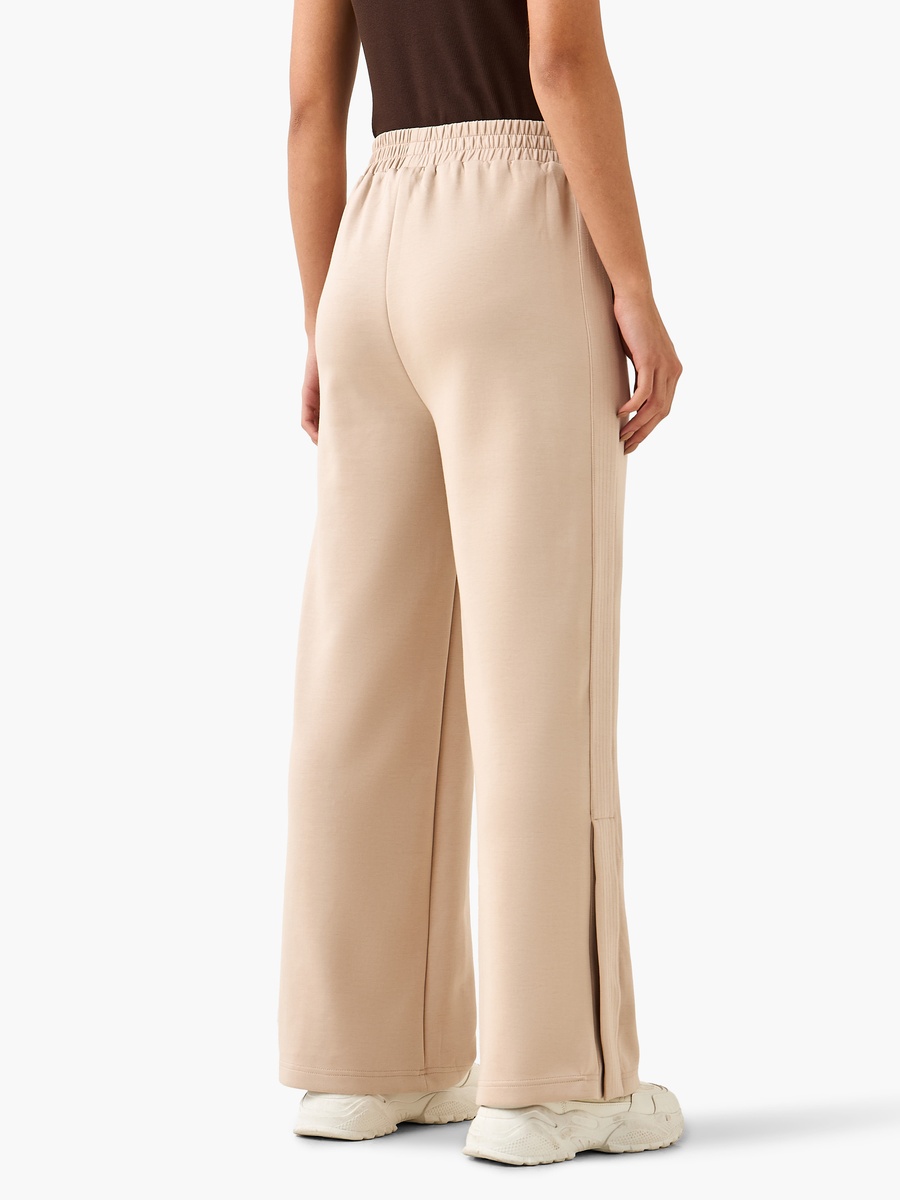 Mid-Rise Wide Leg Pants with Pockets