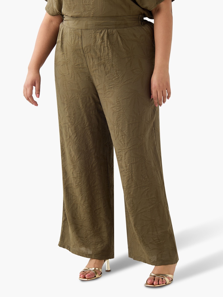 Floral Jacquard Pants