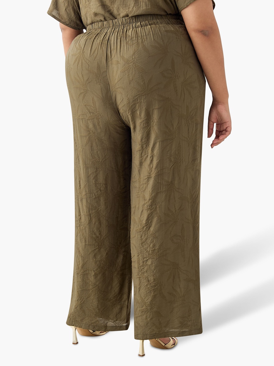 Floral Jacquard Pants