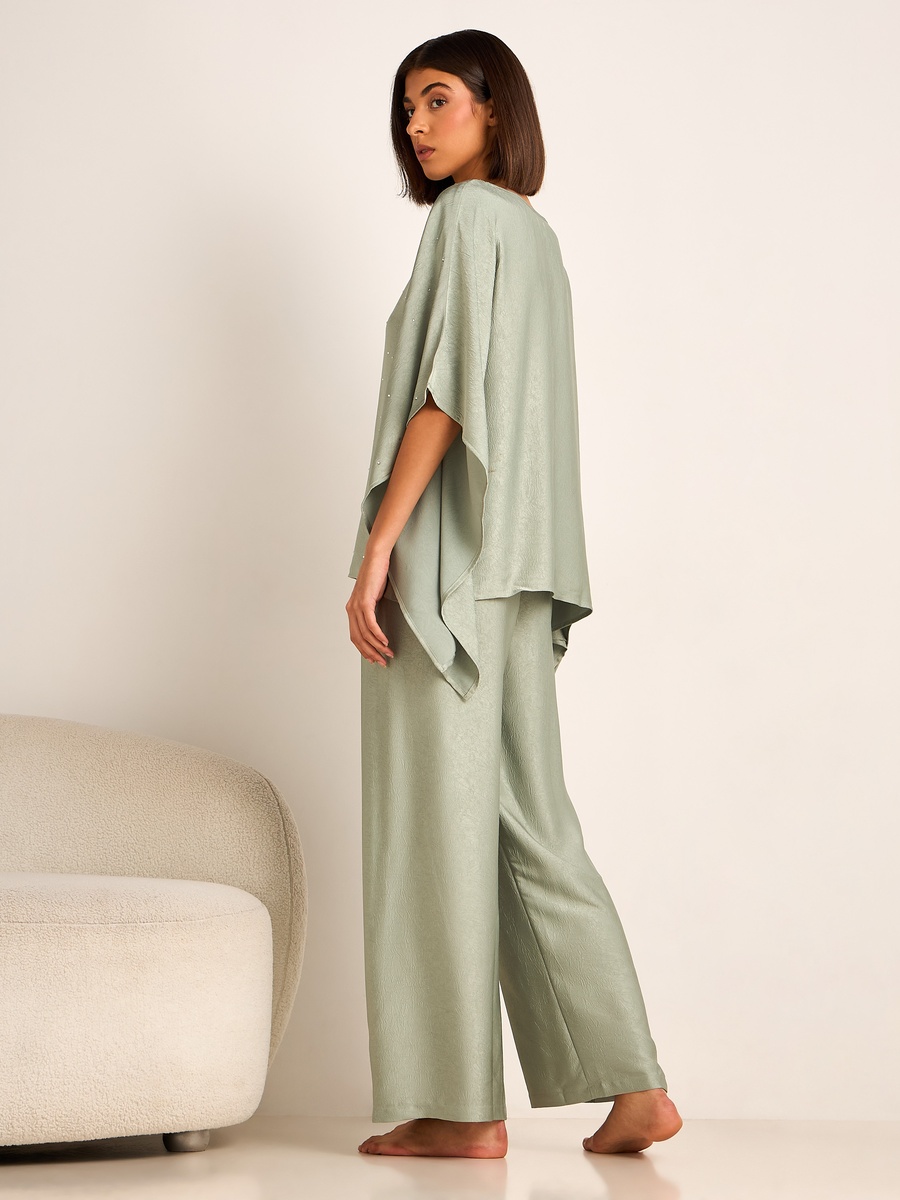 Pyjama Set with Kaftan Top and Pants