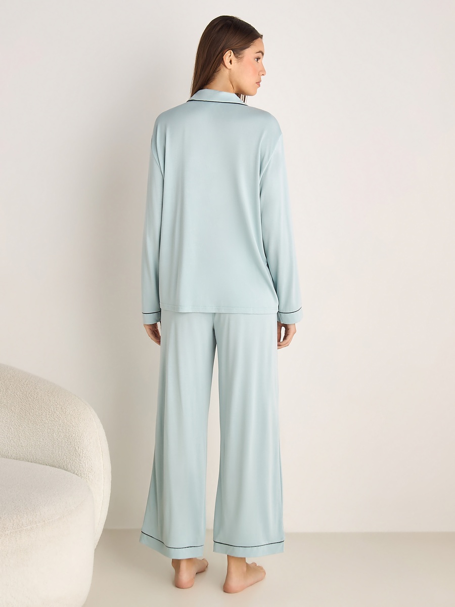 Modal Pyjama Set with Shirt and Pants