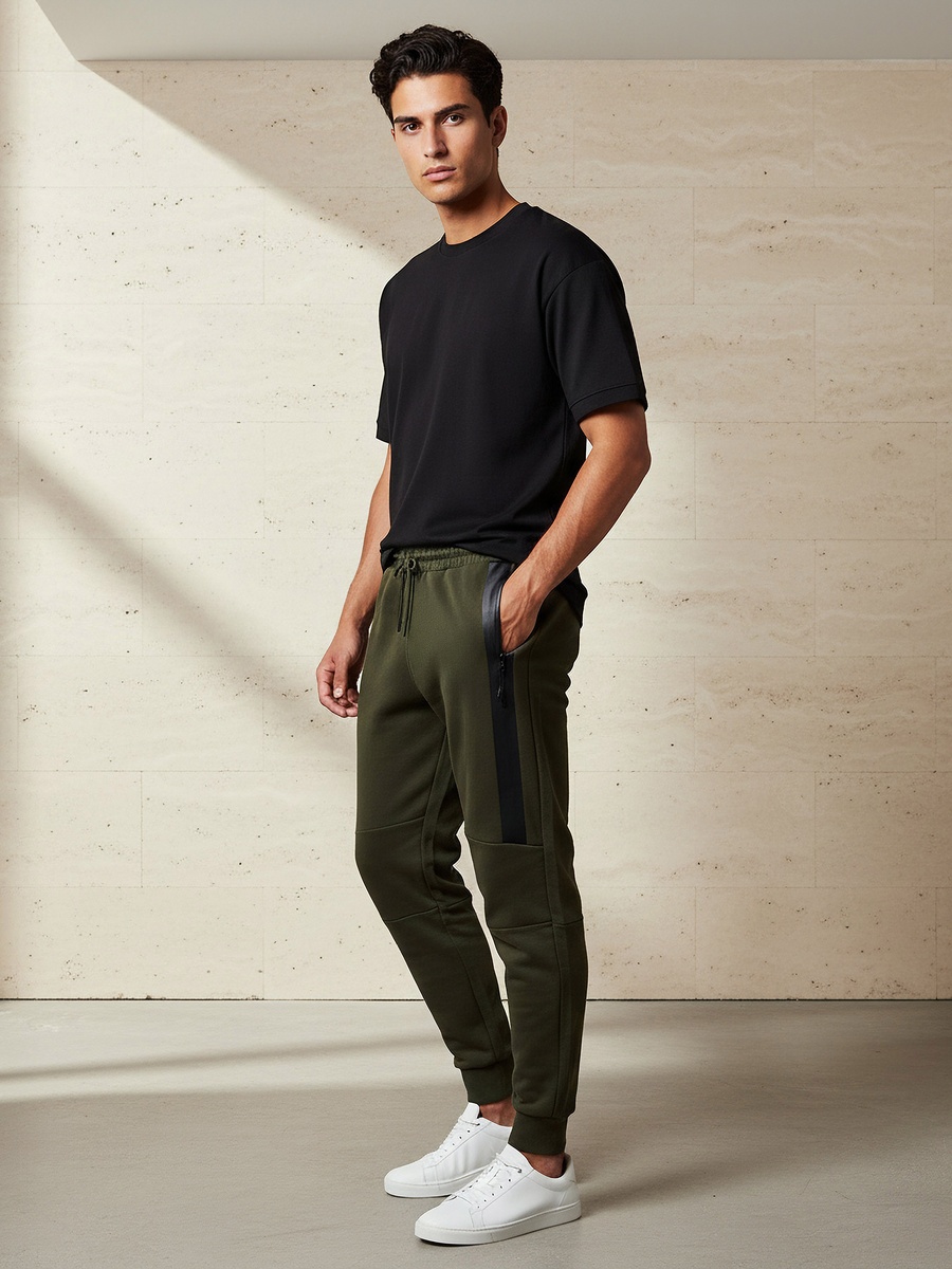 Joggers with Heat Seal Zipper Pockets