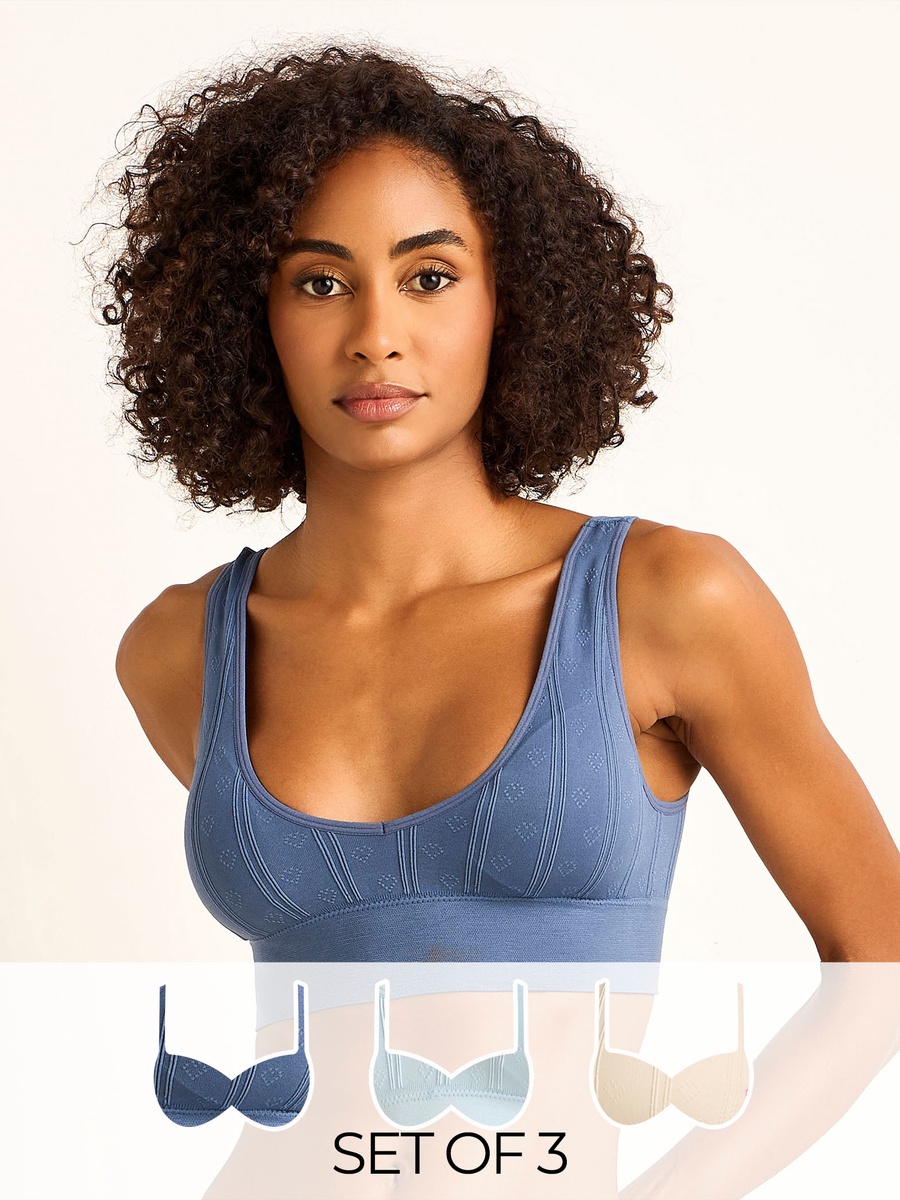 Pack of 3 Seamless Bra