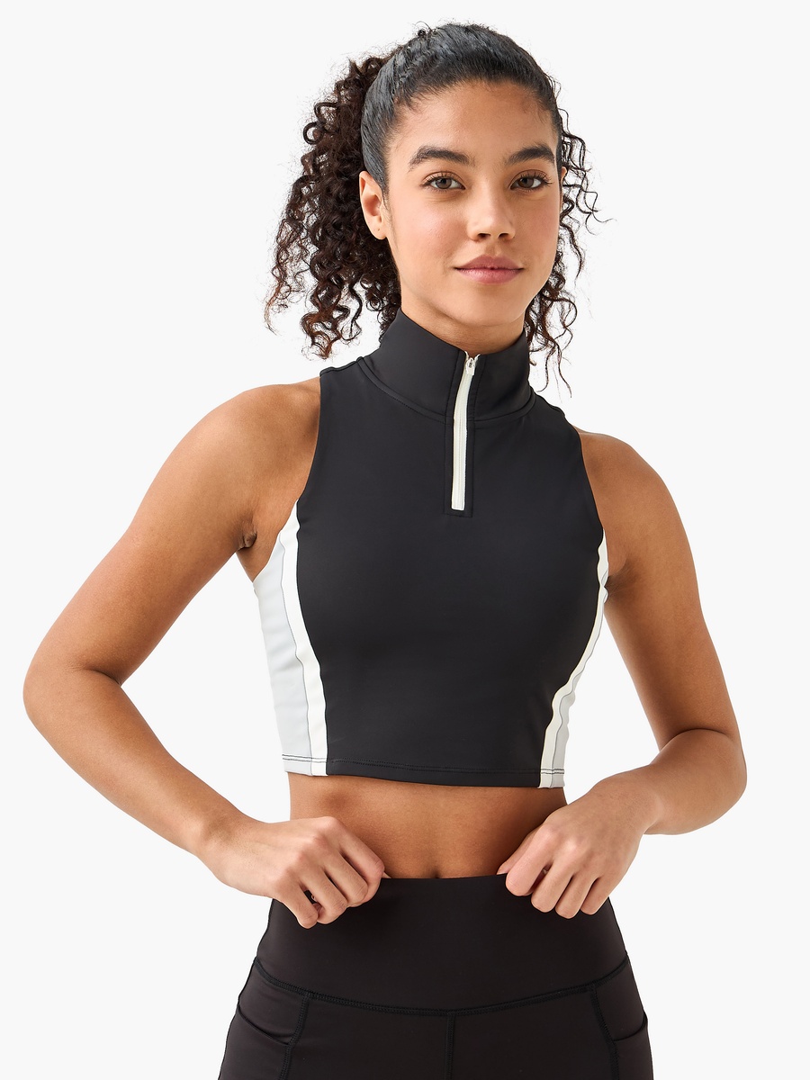 Women High Neck Racerback Sports Bra