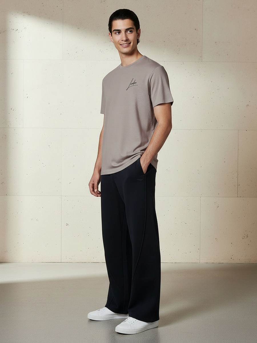 Men Regular Fit Crew Neck Short Sleeve Printed T-Shirt