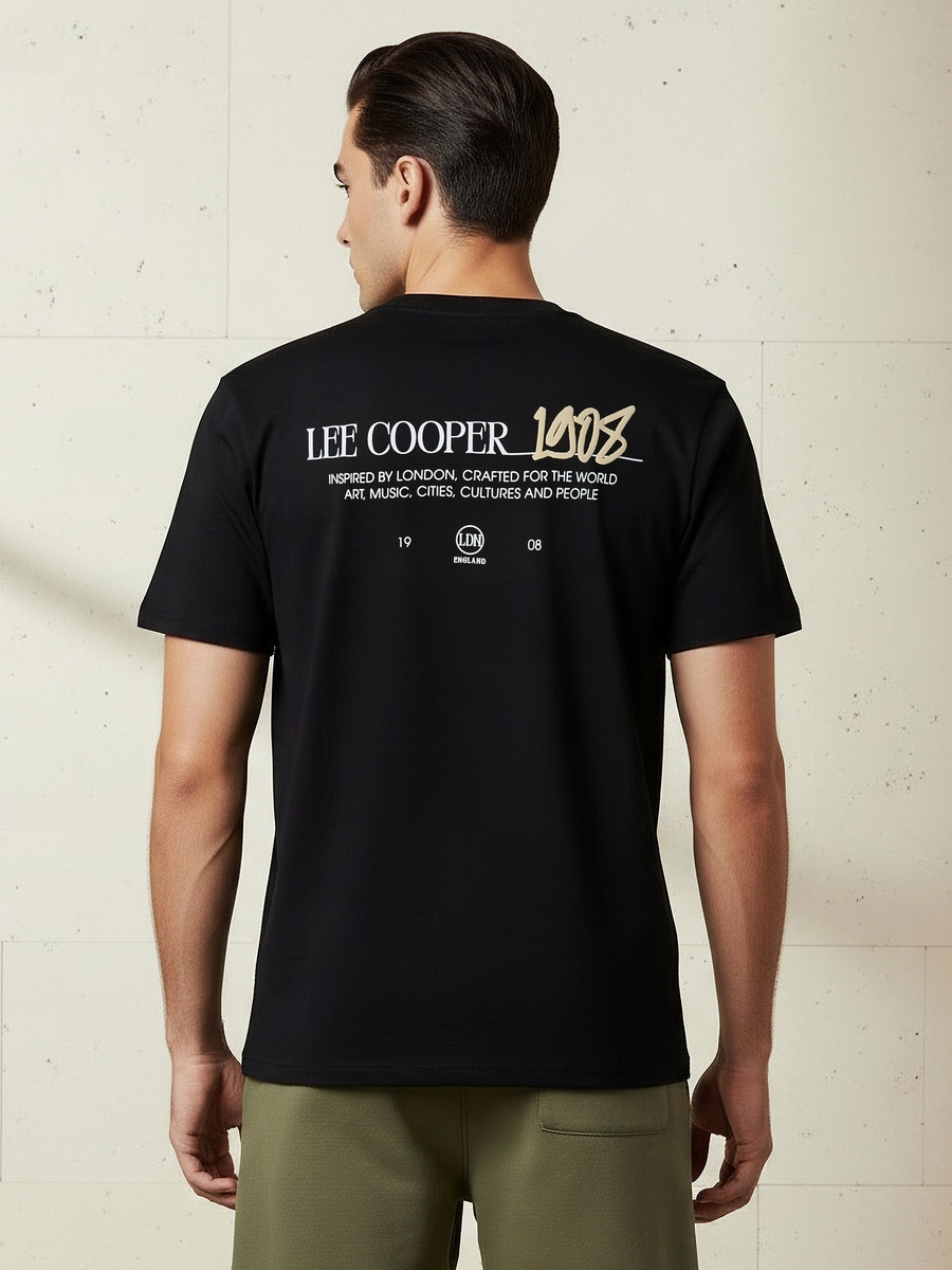 Men Regular Fit Crew Neck Short Sleeve Printed T-Shirt