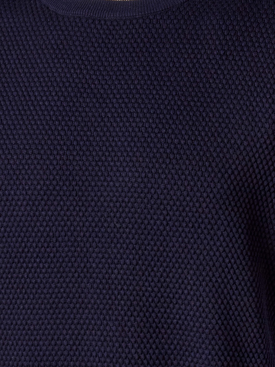 Men Crew Neck Popcorn Textured T-Shirt