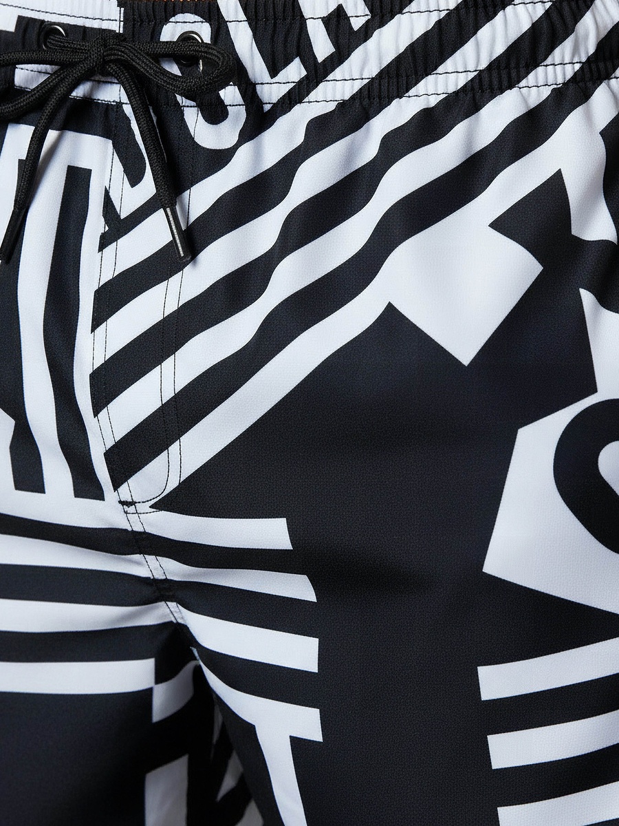 Men Printed Swim Shorts