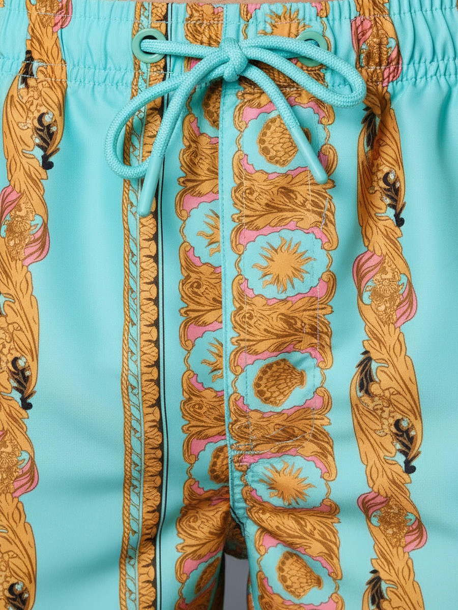 Men Printed Swim Shorts