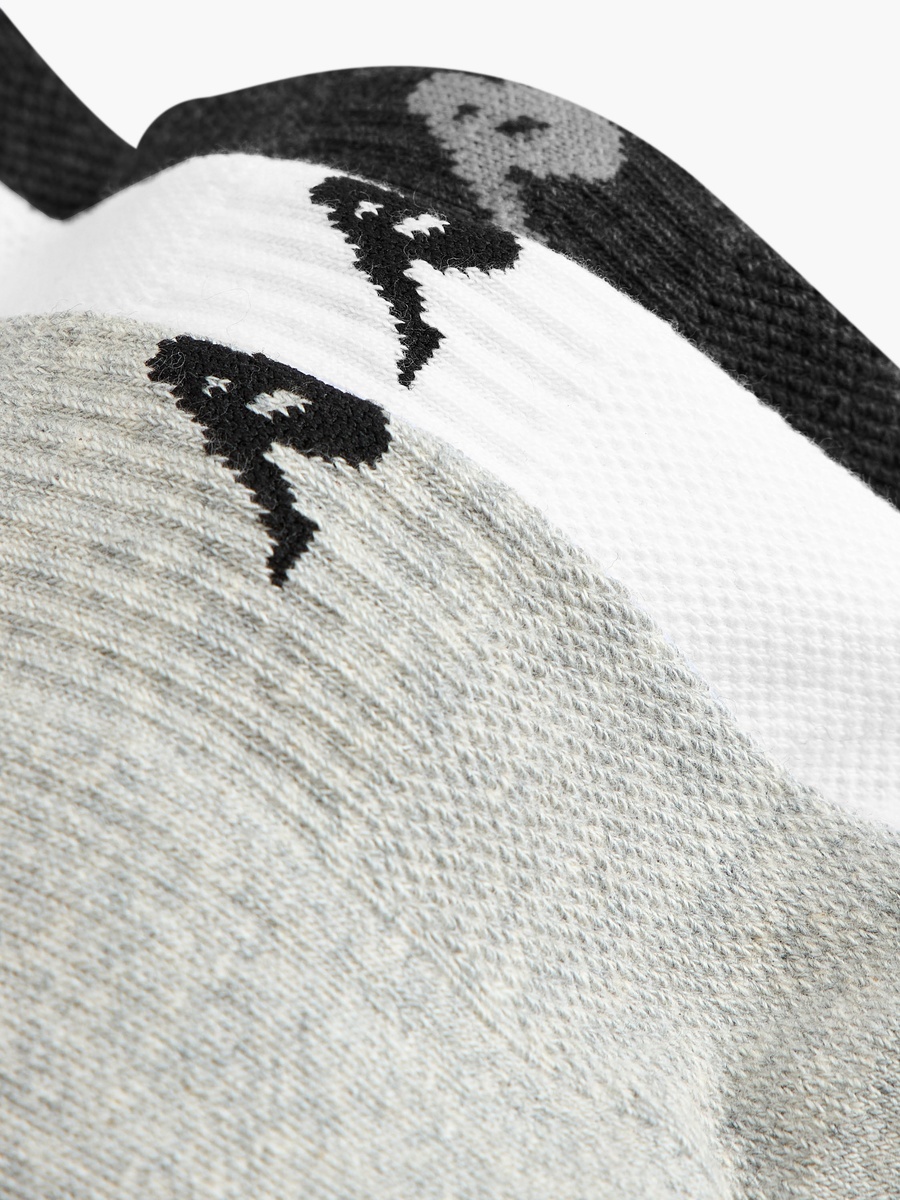 Men Ankle Length Half Terry Socks - Set of 3