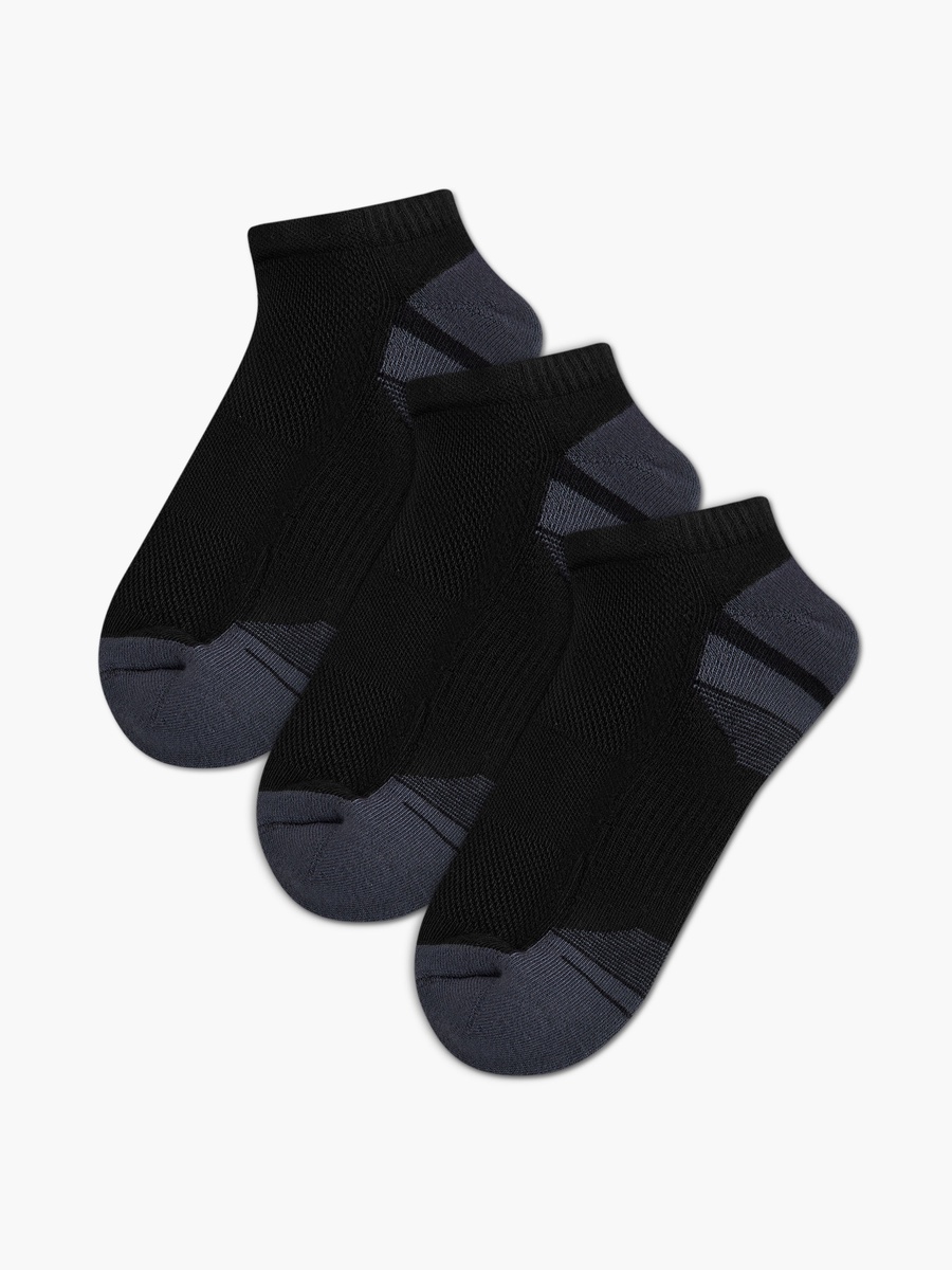 Men Ankle Length Half Terry Socks - Set of 3