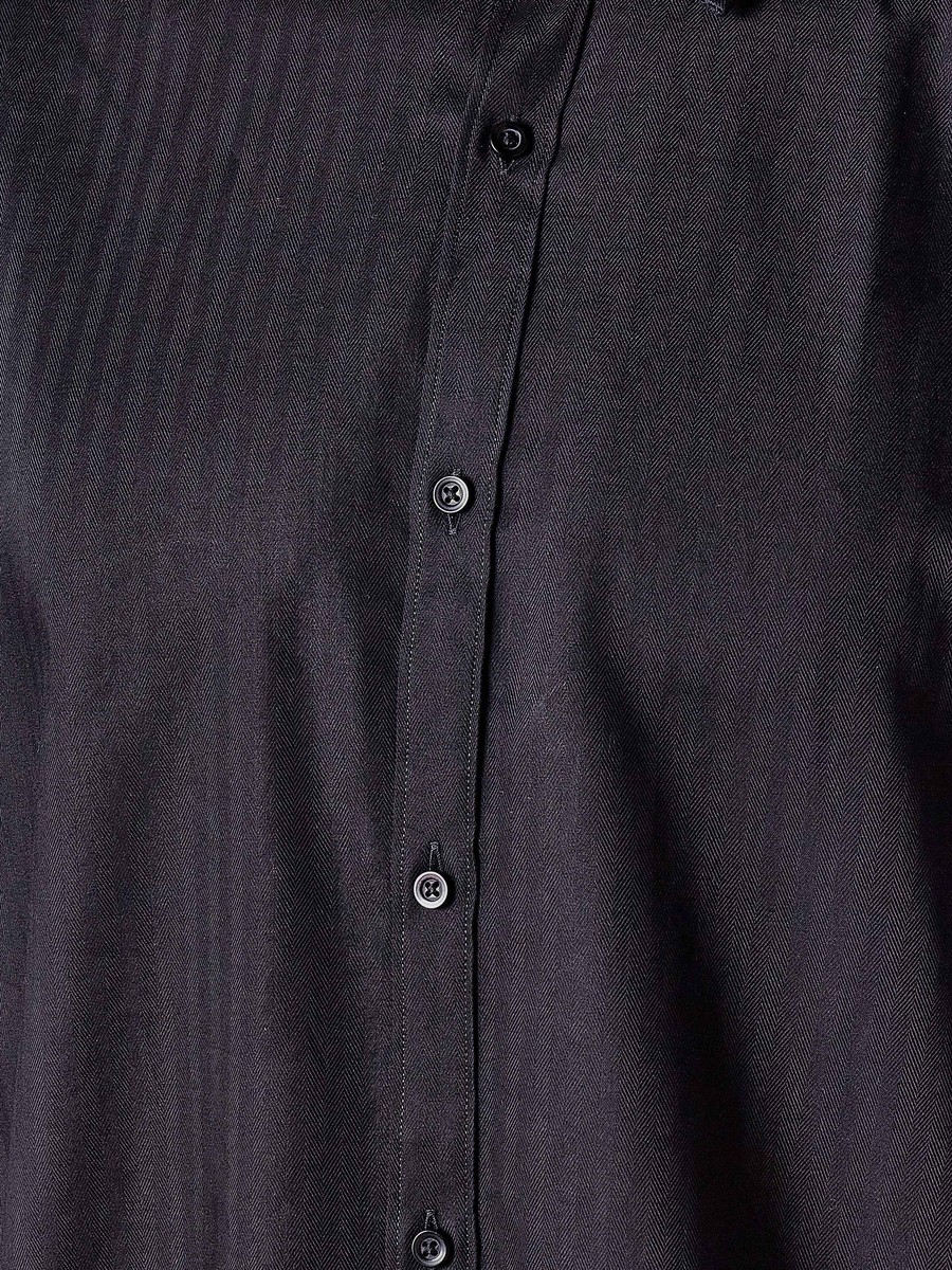 Men Regular Fit Collared Striped Long Sleeve Shirt