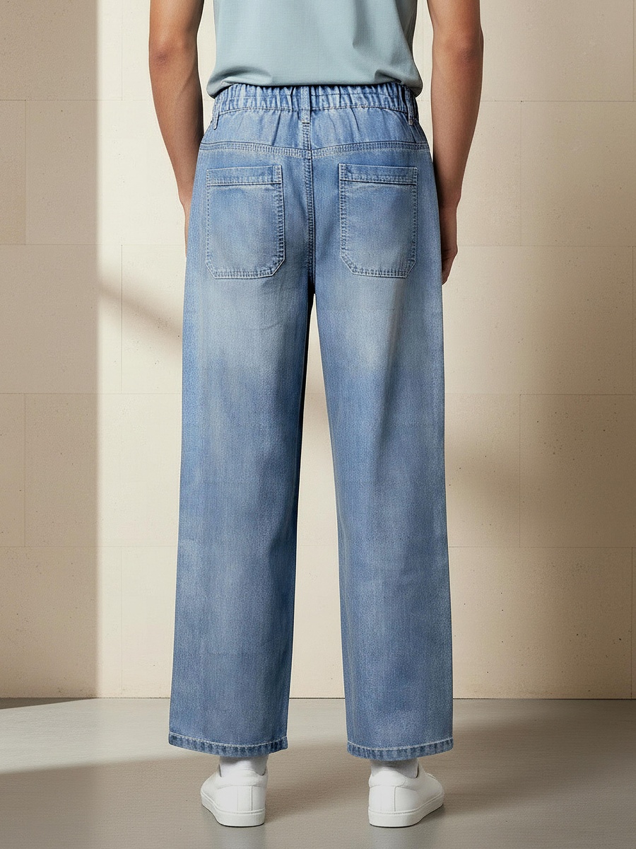 Men Baggy Fit Mid-Rise Jeans