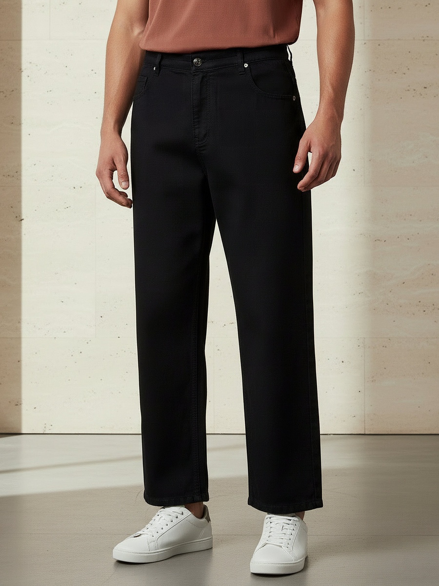 Men Baggy Fit Mid-Rise Jeans