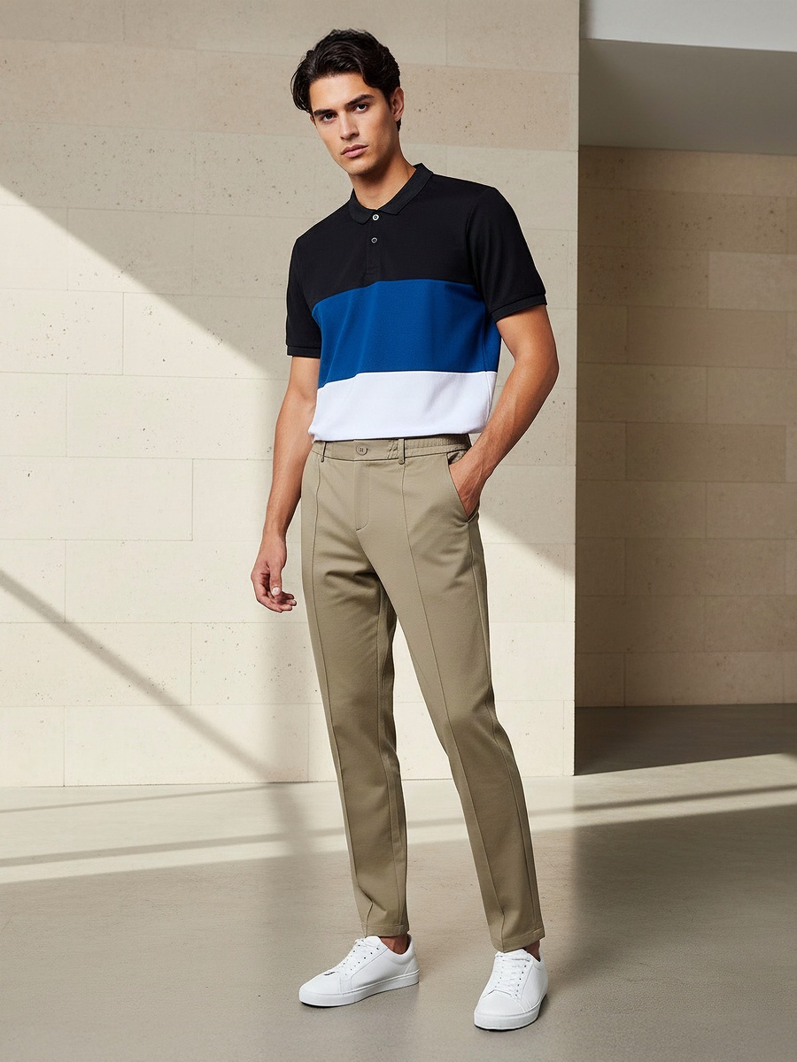Men Slim Fit Trousers