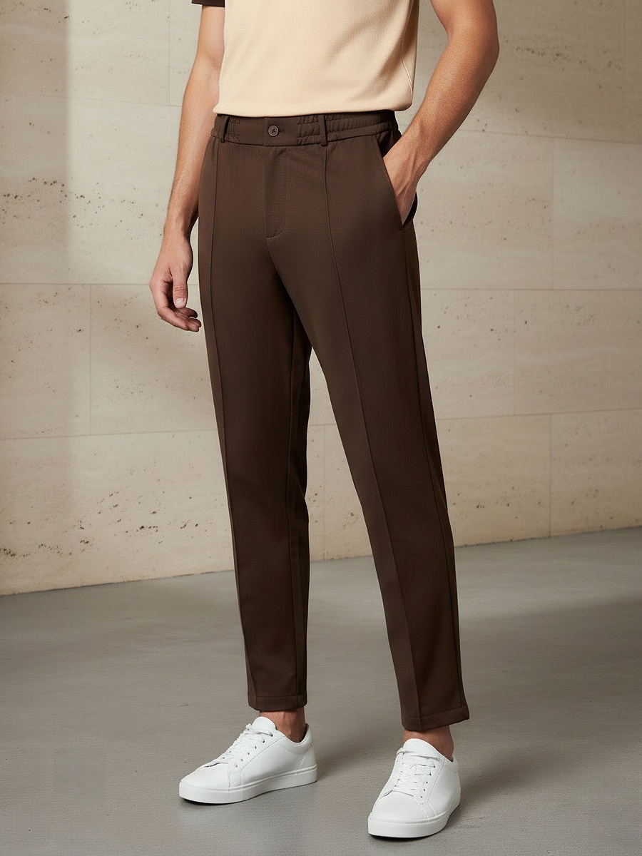 Men Slim Fit Trousers