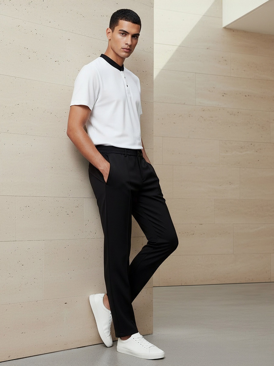 Men Slim Fit Trousers