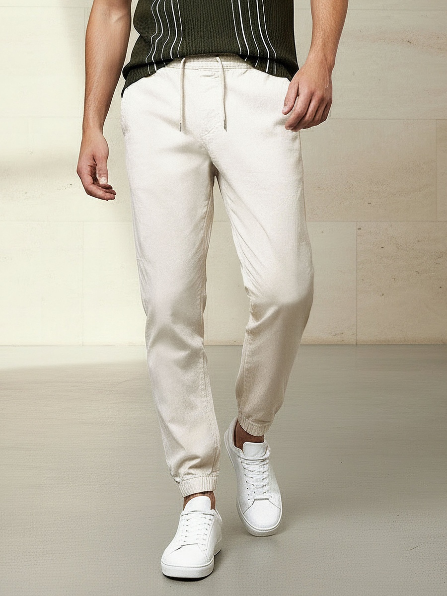 Men Slim Fit Trousers