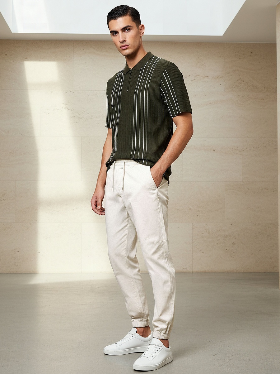 Men Slim Fit Trousers