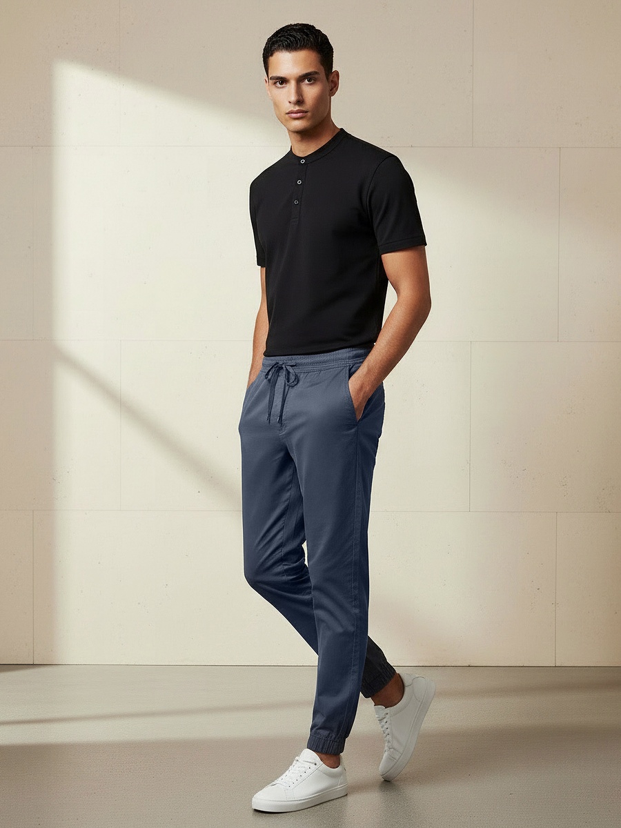 Men Slim Fit Trousers
