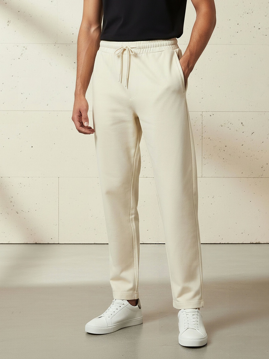 Men Straight Fit Trousers