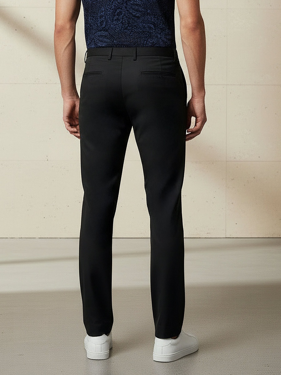 Men Regular Fit Formal Trousers
