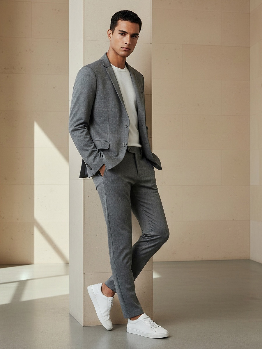 Men Slim Fit Trousers