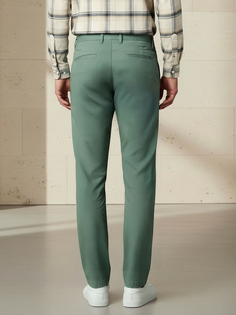 Men Slim Fit Cotton Stretch Chino Pants