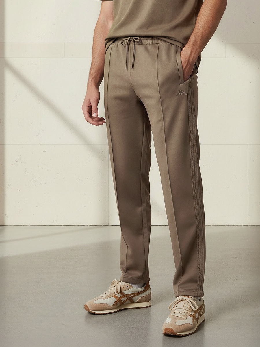 Men Panelled Track Pants