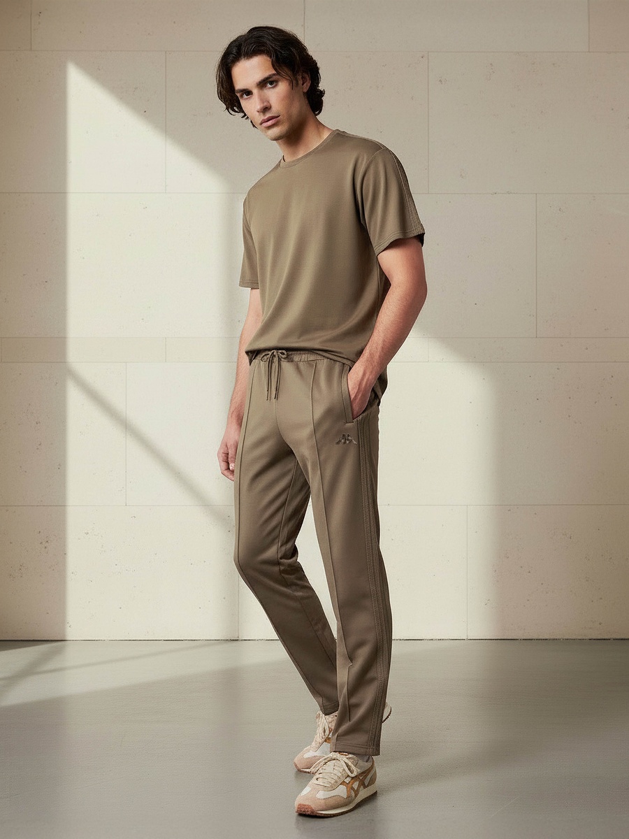Men Panelled Track Pants