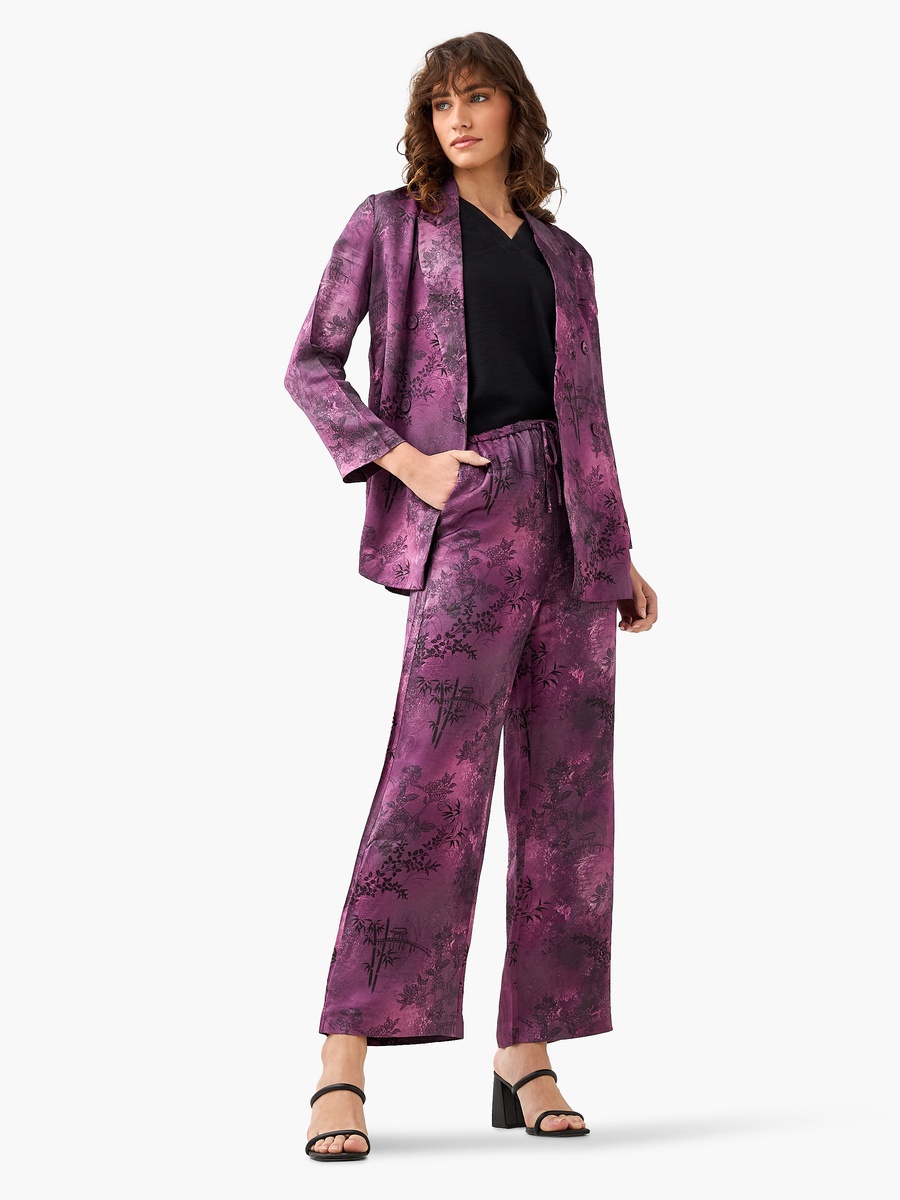 Blazer with Floral Print