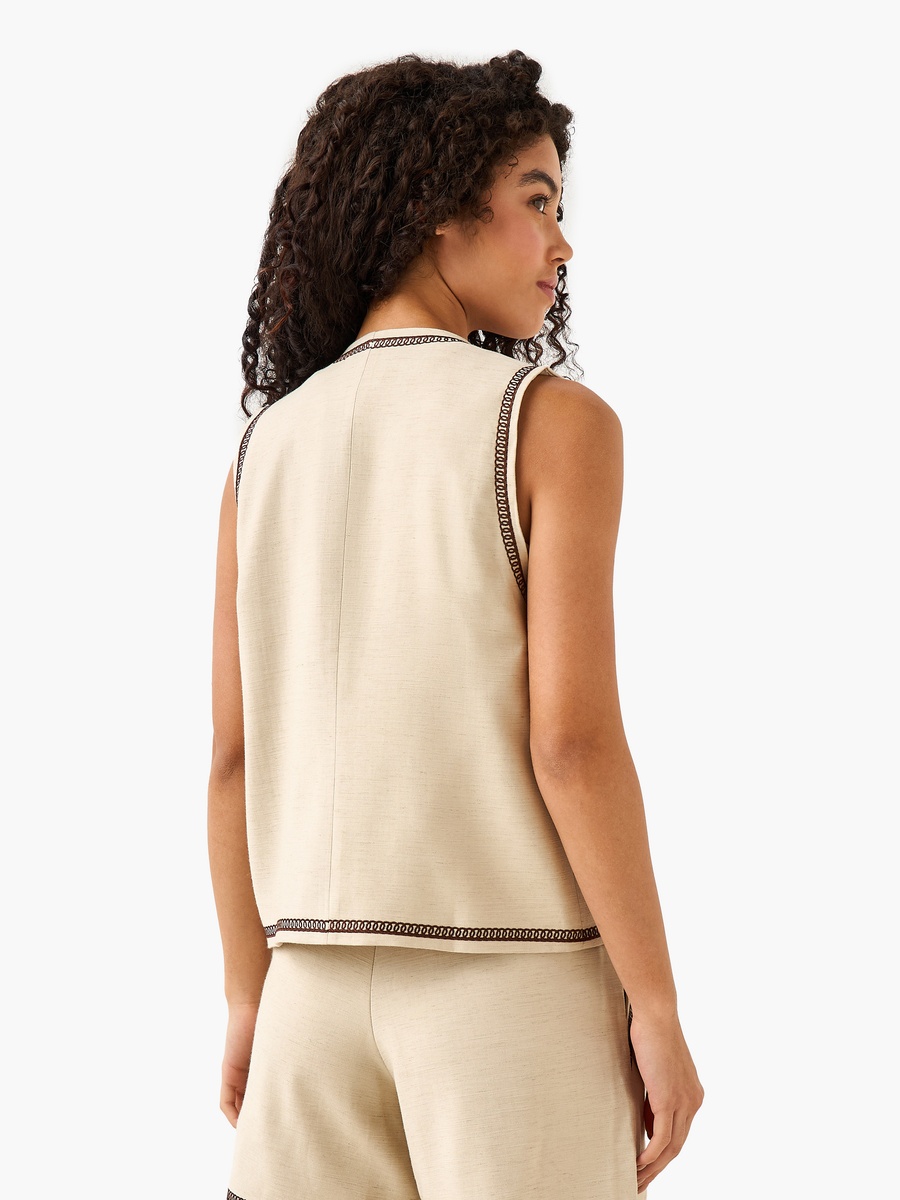 Waistcoat with Embroidery