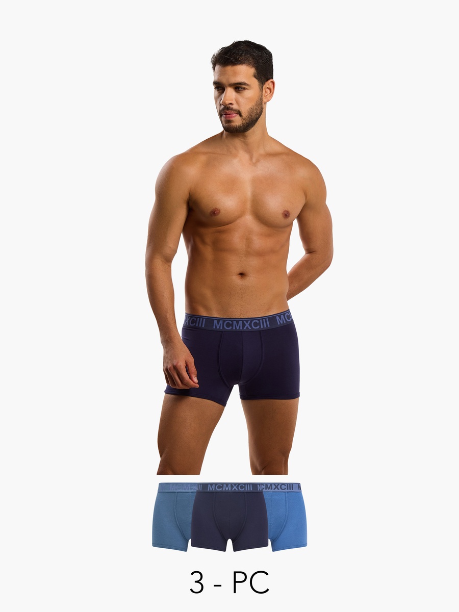 Men Hipster Trunks - Pack of 3