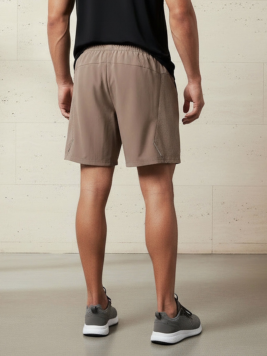 Men Performance Panelled Shorts