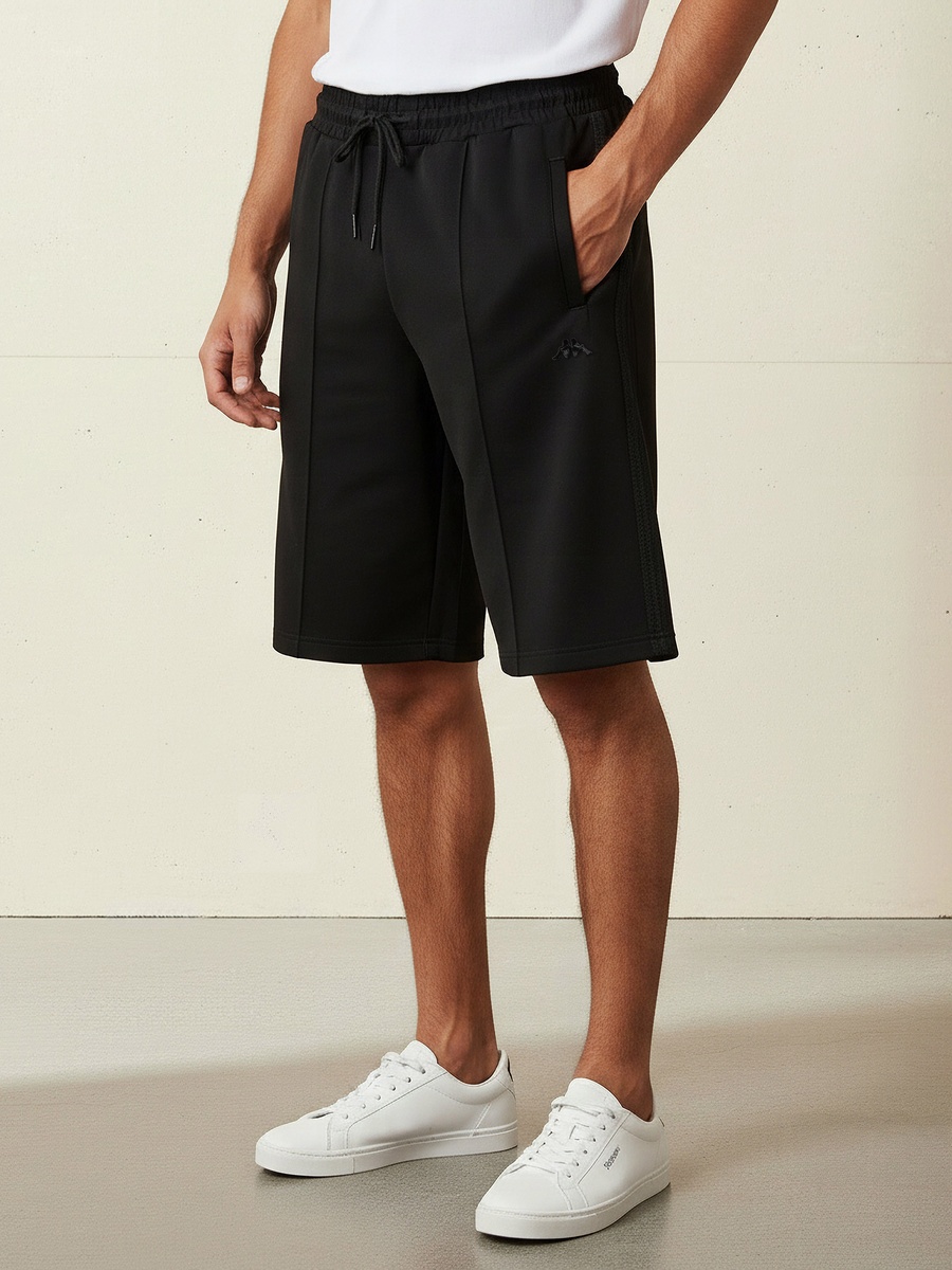 Men Drawstring Waist Shorts