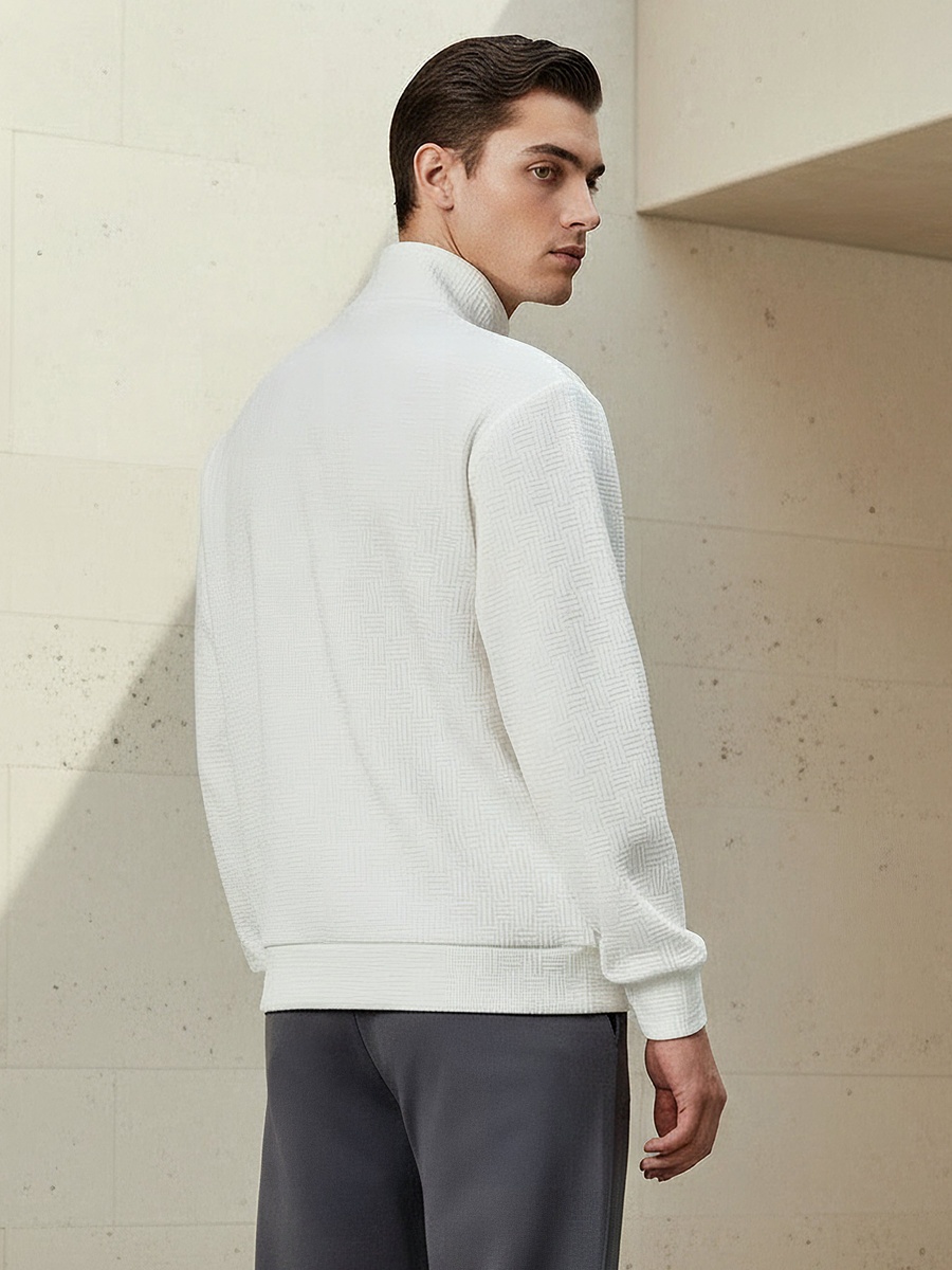 Men Textured Jacket