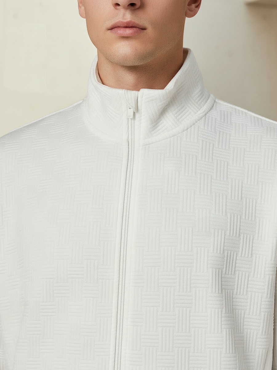 Men Textured Jacket