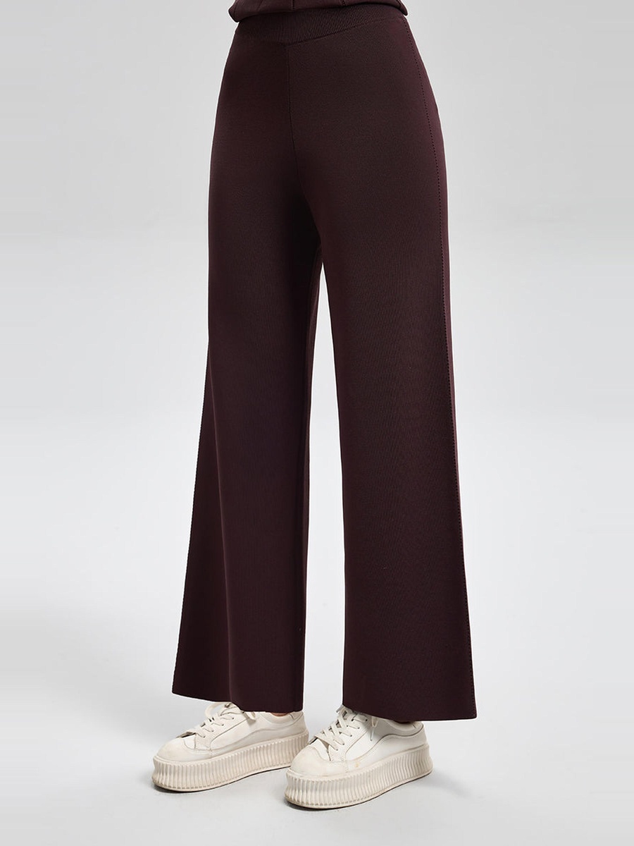 Wide Leg Knit Pants