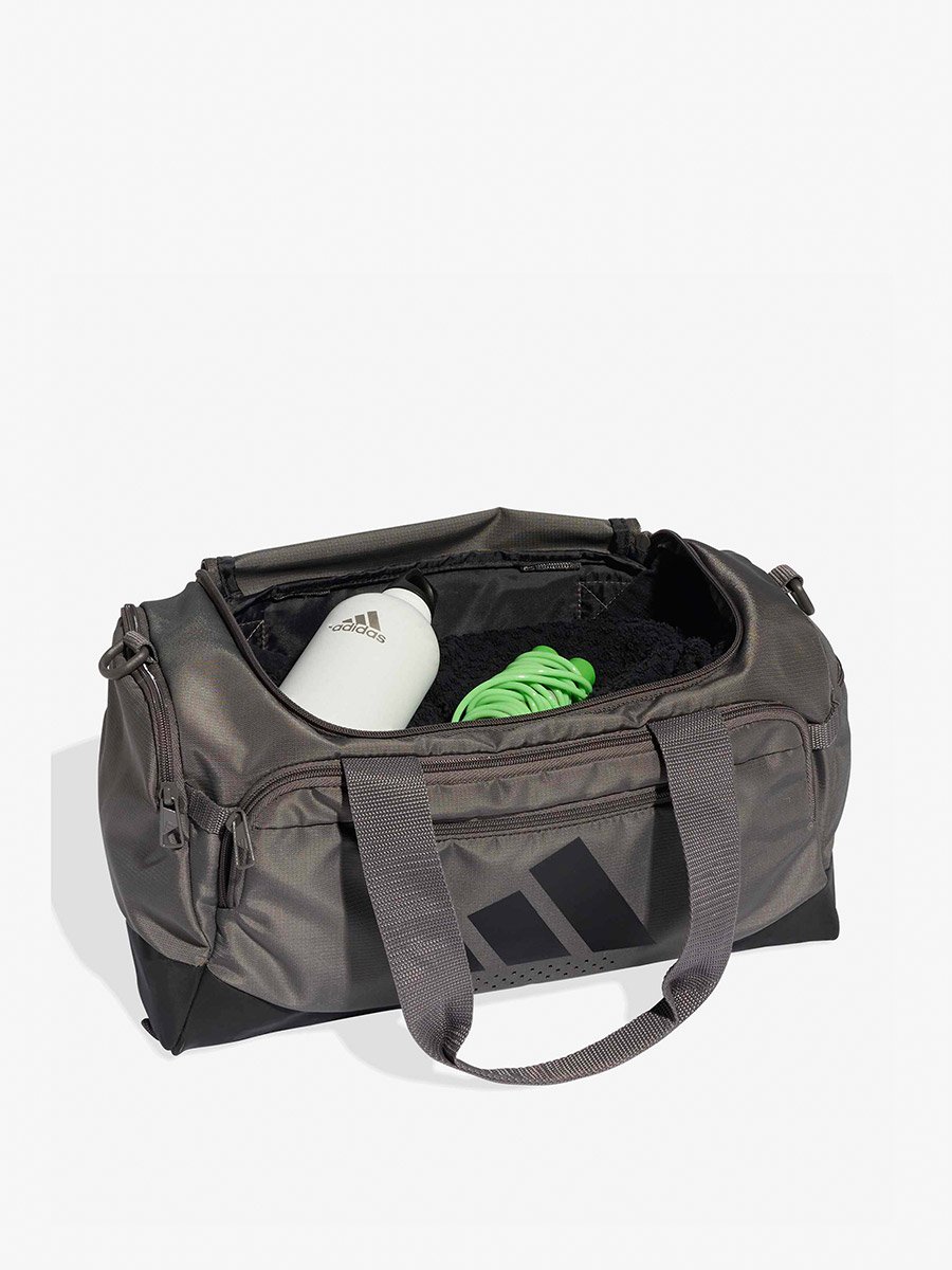 Charcoal Logo Duffel Gym Bag