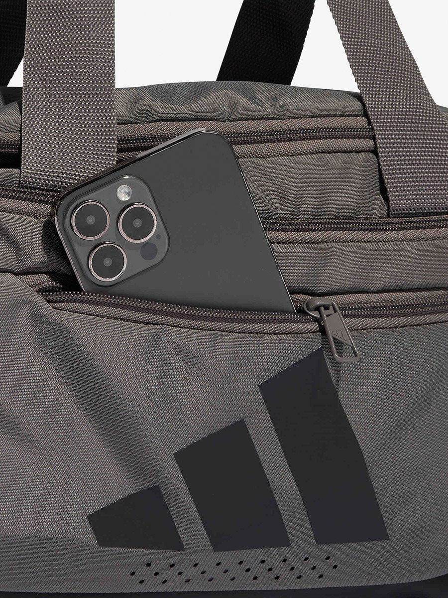 Charcoal Logo Duffel Gym Bag